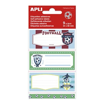 Image of APLI 18441 School Football Labels 9 Units
