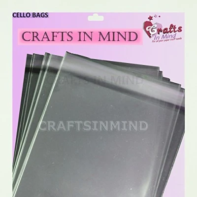 Image of Pack of 1000 C6 Cello Bags for A6 Cards 120mm x 162mm 30 Microns Cellophane