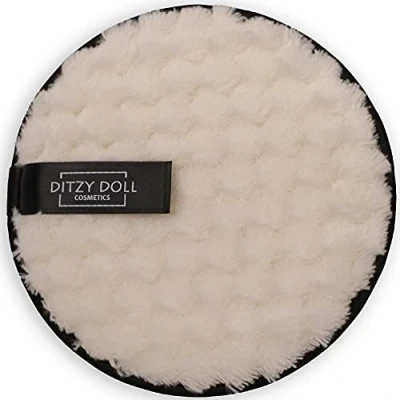 Image of REUSABLE MAKEUP REMOVER PAD Pads Cotton Bamboo Spa Facial Use Only Water Sensitive Skin Cleanser Cleansing Wash Face (White)