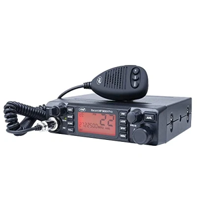 Image of Radio CB PNI Escort HP 9001 PRO ASQ adjustable, AM FM, 12V / 24V, 4W, Scan, Dual Watch, ANL, multi color display