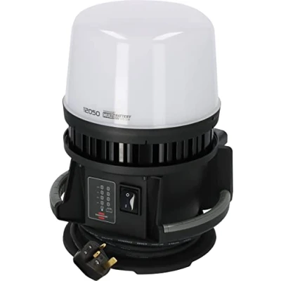 Image of Brennenstuhl Professional Multi Battery LED 360 Hybrid Work Light 12053 MH (12000lm, Compatible with 18V Batteries from 11 Different Manufacturers, 5m Cable, Without Battery, Engineered in Germany)