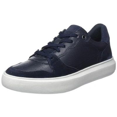 Image of Geox Men&#039;s U Deiven B Sneaker, Navy, 10.5 UK