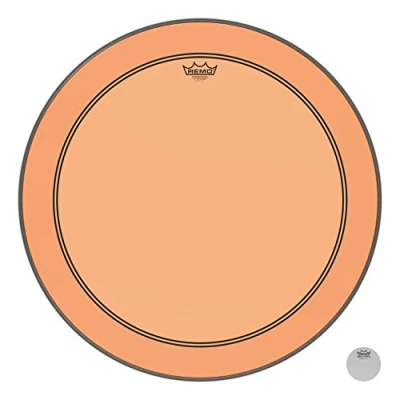 Image of Remo Colortone Powerstroke 3 Clear Bass Drum 26 Inches Orange P3 1326 CT OG