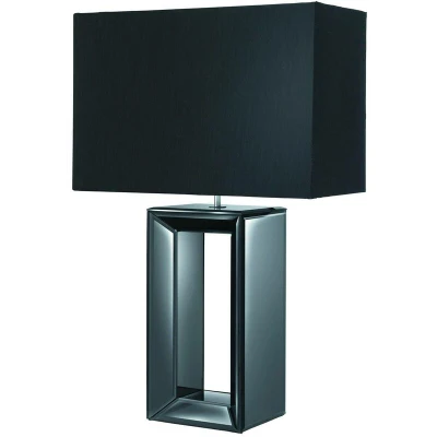 Image of Table Lamp Black Mirror with Shade, E27