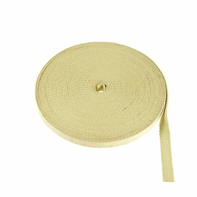 Image of Play Dupont Braided Kevlar Utility Wick/Webbing for Outdoor Activities, Tactical, Survival &amp; Fire 1 Metre Section Cut to Measure (25mm Wick)