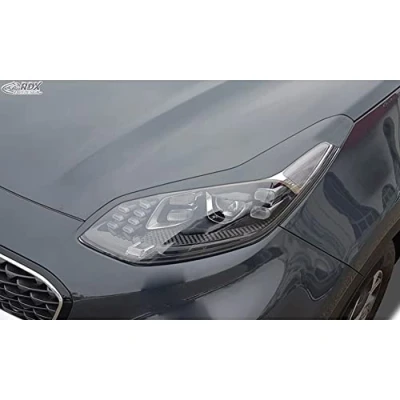 Image of RDX Racedesign RDSB172 Head light spoilers compatible with Kia Sportage 2015 2022 (ABS), Unpainted