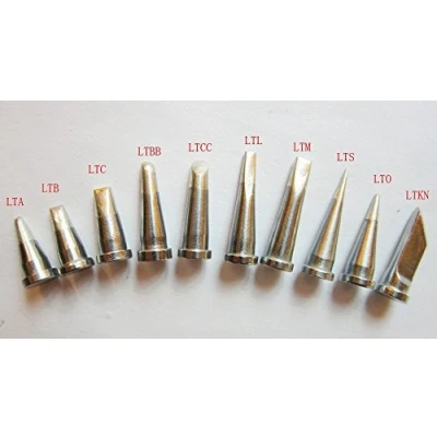 Image of ShineNow Tool Quality Lead Free 10pcs LT Tip Set for Weller WD1000 WS81 WSD81 WSP80 WP80 FE75 MPR80 Series