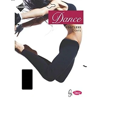 Image of Silky Ladies Womens Dance Ballet Footless Tights (Black, Medium)