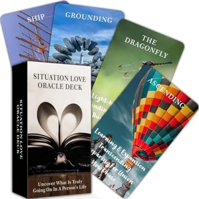 Image of QCFQCF Love Oracle Cards Decks, Situations Deck, for Beginners, Clarification Love, Friends, Career Related