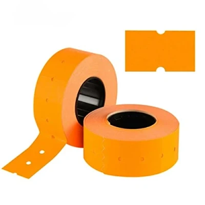Image of Gato CT1 22mm x 12mm Price Gun Labels Orange 10 Rolls 10,000