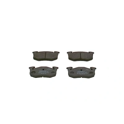 Image of 425442 Brake pad set BOSCH 0 986 424 992 Low Metallic with mounting manual RENAULT: CLIO 2, PEUGEOT: 206 Hatchback