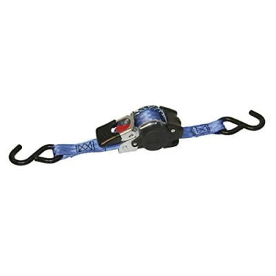 Image of Kerbl Autom lashing strap, reeling function, 3 m/25 mm, 600 kg, blue