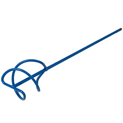 Image of Propeller Mixing Paddle 100mm x 500mm 7mm HEX Shank, Mixer, Plaster, Render Whisk, Stirrer Proper Tools (P63/1410 G)