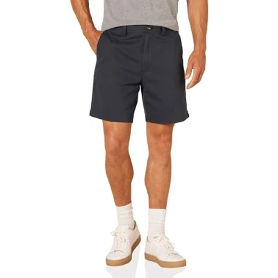 Image of Amazon Essentials Men&#039;s Classic Fit 7&quot; Chino Short, Navy, 42W