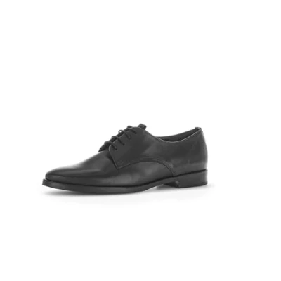 Image of Gabor Women lace up Shoes Ladies Business Low Shoe Classic Elegant Black (Schwarz) / 01 39 EU 6 UK