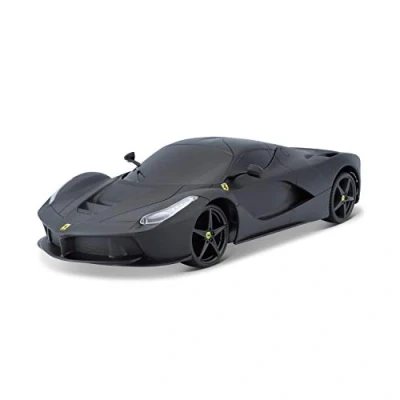 Image of Maisto 581530 2 Ferrari LaFerrari 1:24 Scale Remote Control car, matt Black