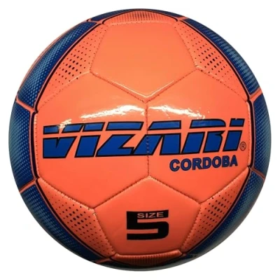 Image of VIZARI Sports Cordoba Football Ball Unique Graphics Footballs for Kids &amp; Adults Available in 5 Colours (Orange, Size 4)