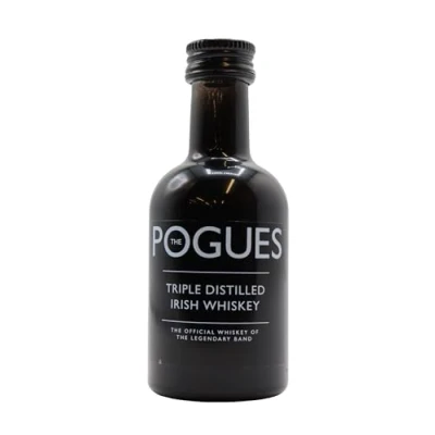 Image of The Pogues Triple Distilled Irish Miniature Whiskey 5cl 40% ABV