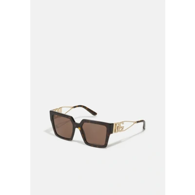 Image of Dolce&amp;Gabbana Unisex Sunglasses, Size: 53, Havana