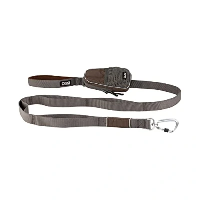 Image of Dog Copenhagen Urban Trail Leash Strong Lead for Small, Medium and Large dogs Padded Handle Aluminum Carabiner Puppy Lead, Mocca, Size S