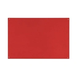 Image of Bi Office Red Felt Notice Board Unframe