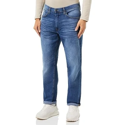 Image of Blend Men&#039;s Thunder Fit Jeans, 200291/Denim Middle Blue, 32 W/34 L