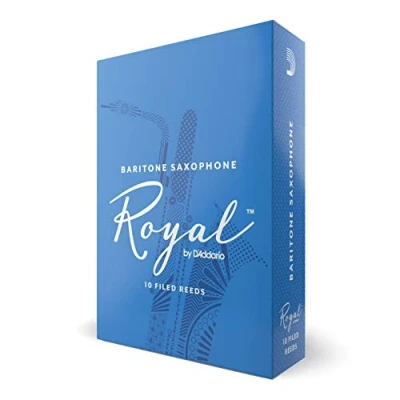 Image of D&#039;Addario Woodwinds Royal Baritone Saxophone Reeds Sax with Strong Spine Great for Classical or Jazz Strength 4.0