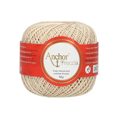 Image of Anchor Crochet Yarn, Cotton, 00387 Beige