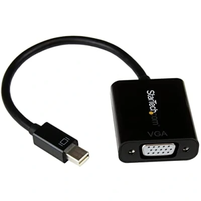 Image of StarTech.com Mini DisplayPort to VGA Adapter 1.2 1080p Thunderbolt Monitor DP (MDP2VGA2)