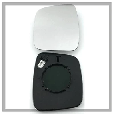 Image of Fits Citroen Nemo From 2008 to 2021 Heated Clip on Wing Mirror With Base LEFT HAND (UK Passenger Side)