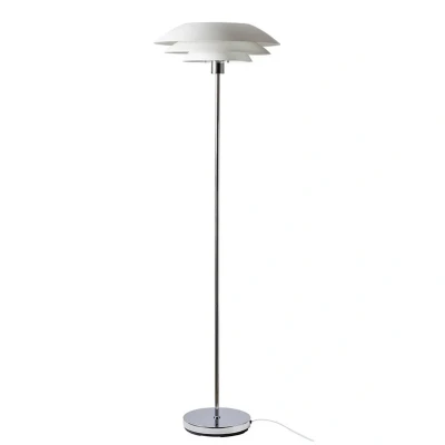 Image of Dyberg Larsen DL45 floor lamp metal Ø 45 cm, white