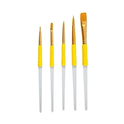 Image of PME CB1007 Craft Brushes, Nylon, Yellow, Standard