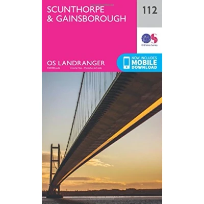Image of Landranger 112 Scunthorpe &amp; Gainsborough Map