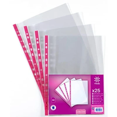 Image of Viquel Lady Class A4 Polypropylene Pack of 25 Wallets