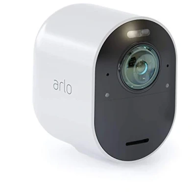 Image of Arlo Ultra Wireless Outdoor Home Security Camera System CCTV, 6 month battery, Alarm, Colour Night Vision, 4K, 2 Way Audio, Only, With free trial of Secure Plan