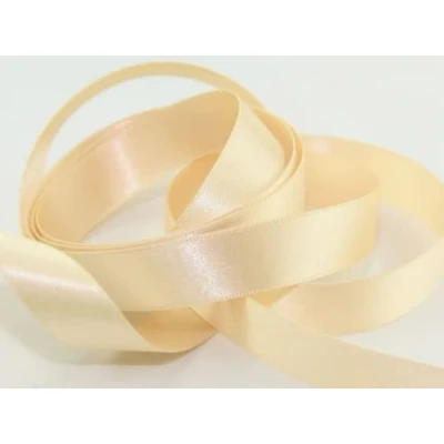 Image of 3mm Berisford Double Faced Satin Ribbon 50 Cream per metre