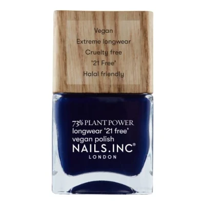 Image of Nails 73% Plant Power Check My Bio 14ml, Blue Nail Polish