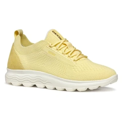 Image of Geox Women&#039;s D SPHERICA A Sneaker, Lt Yellow, 8 UK
