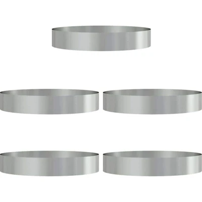 Image of vidaXL Galvanised metal Planters Large