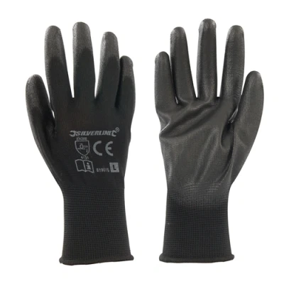 Image of Silverline Black Palm Gloves L 9