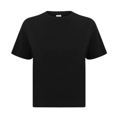 Image of Skinni Fit Women&#039;s Square Cut Short T Shirt SK237 (Black, L), Black