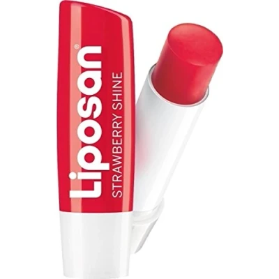 Image of Liposan (Labello) Fruity Shine Strawberry Lip Care Balm 4.8gr/5.5ml by Labello
