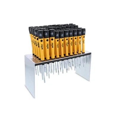 Image of Wiha 92093 50 Piece Master Technician&#039;s ESD Safe PicoFinish Precision Screwdriver Bench Top Set