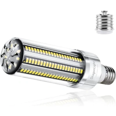 Image of 54W Super Bright Corn LED Light Bulb(400 Watt Equivalent) E27/E40 Large Base Bulb 6000K Daylight 6200 Lumens for Area Commercial Ceiling Lighting Garage Warehouse Barn