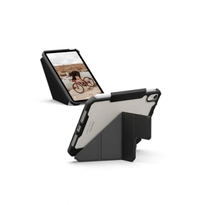 Image of URBAN ARMOR GEAR UAG Designed for iPad Mini A17 Pro Case (7th Gen, 2024) A2993 A2995 A2996 8.3&quot; Essential Armor, Multi Angle Adjustable Stand Protective Cover w/Pencil Pro/Pencil Holder, Black