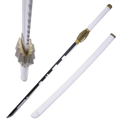 Image of Next Level Cosplay Prop Replica Bleach Kenpachi Wooden White Sword