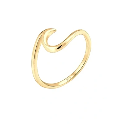 Image of Elli Ring Ladies Wave Optics Trend in 925 Sterling Silver