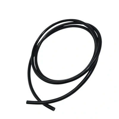 Image of LAVMHAB Silicone Tube 6mm ID x 9mm OD 1.5m (4.9FT), Flexible Rubber Tubing Air Hose Water Pipe for Pump Transfer (Black)