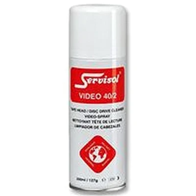 Image of VIDEO 40/2 200ml SERVISOL Chemicals Cleaning 40/2, SERVISOL, Cleaner Applications: Electronics, Type: General Purpose, Dispensing Method: Aerosol, SVHC: No SVHC , Volume: