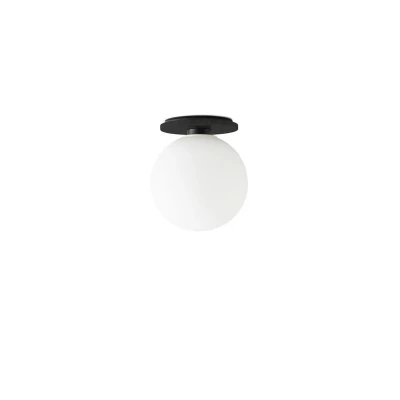 Image of Audo Copenhagen TR Bulb LED ceiling light black/matt opal